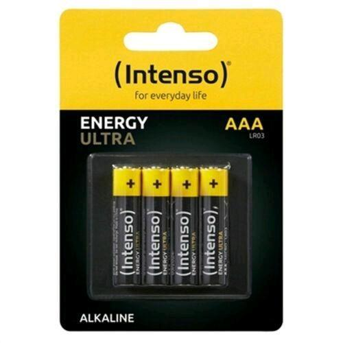 INTENSO ENERGY ULTRA BATTERIE ALKALINE MINI STILO AAA LR03 CONF 4 Pz